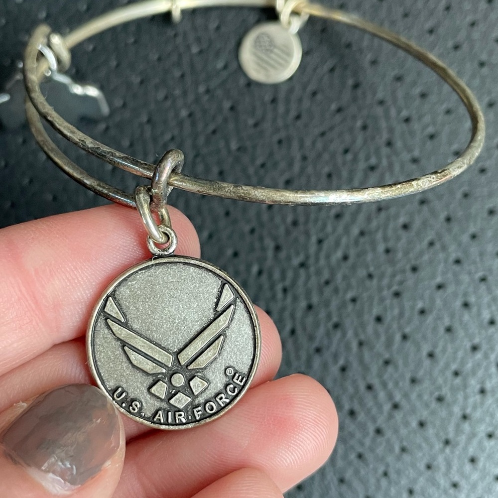 Alex and ani: Air Force silver bracelet